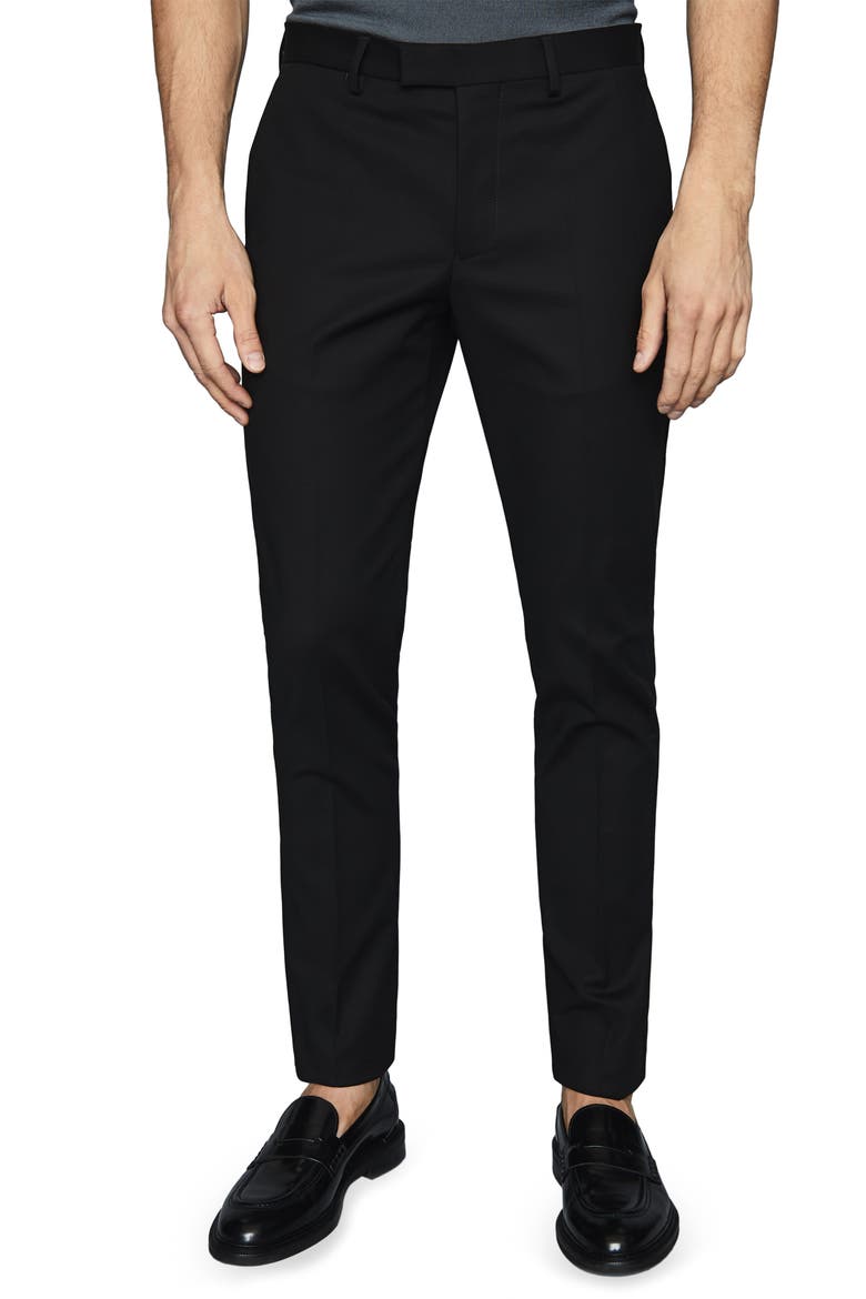 Eastbury Slim Fit Chinos, Main, color, BLACK