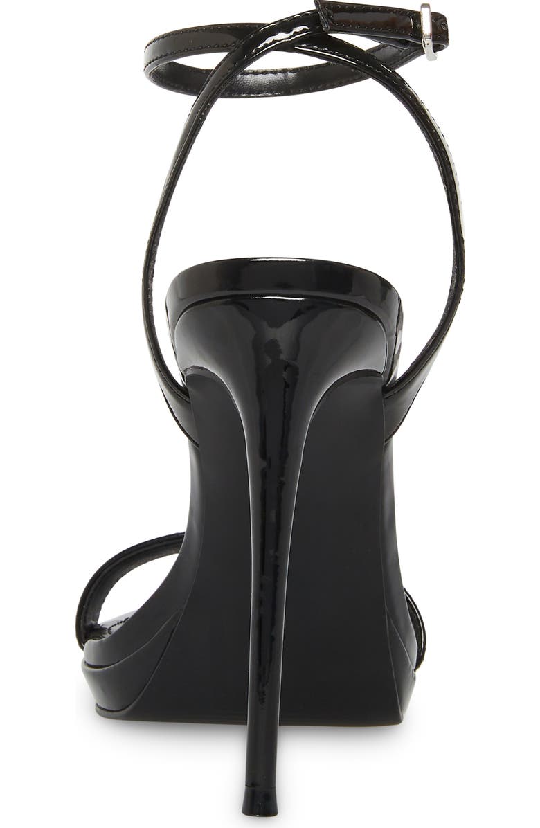 Steve Madden Wafer Ankle Strap Sandal, Alternate, color, Blk Patent