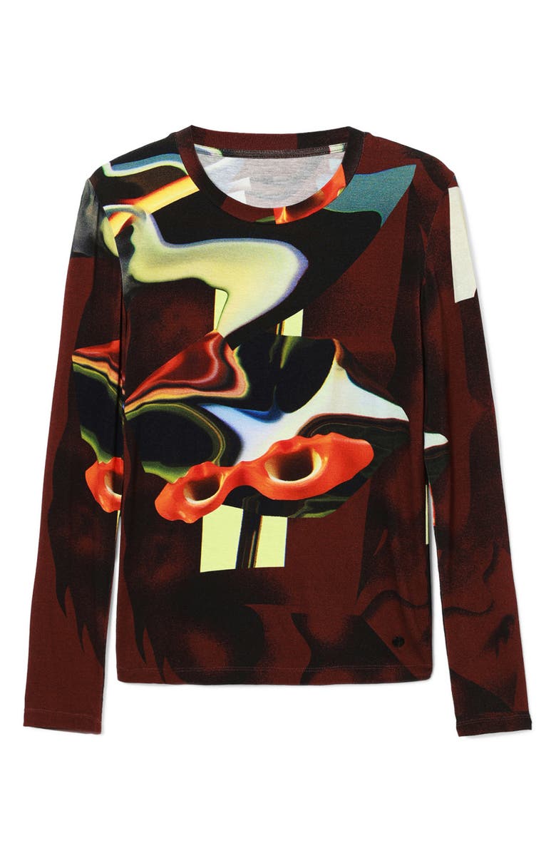 Desigual Dreamy Long Sleeve T-Shirt, Alternate, color, 