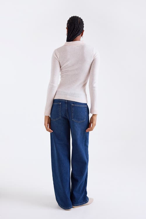 1982 Amaya Long Sleeve Button Polo Top