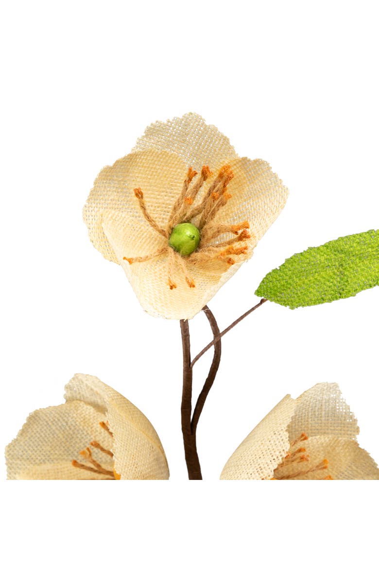 Northlight 28" Yellow and Green Artificial Spring Floral Pick, Alternate, color, Yellow