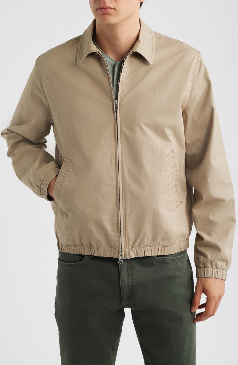 rag & bone Harrington Stretch Cotton Jacket, Alternate, color, Warmtaupe