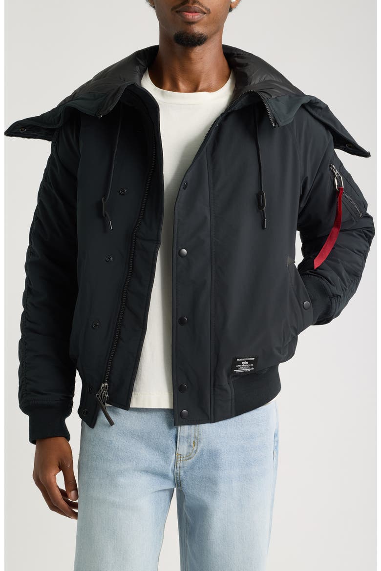 N-2B Altitude Parka, Alternate, color, BLACK