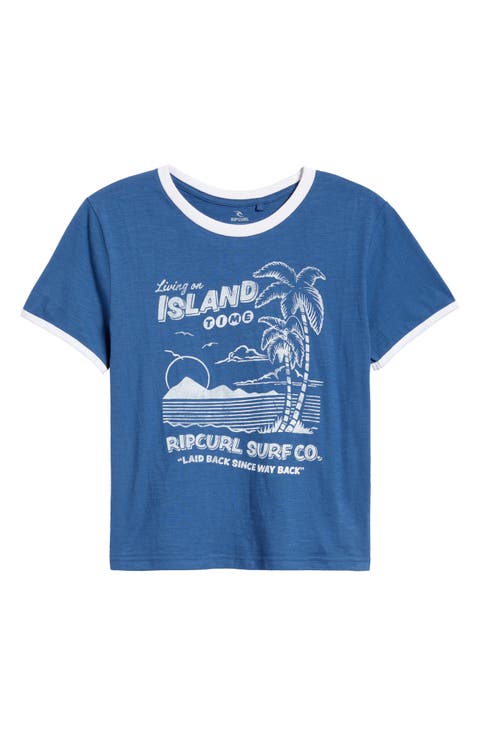 Island Time Slub Graphic T-Shirt
