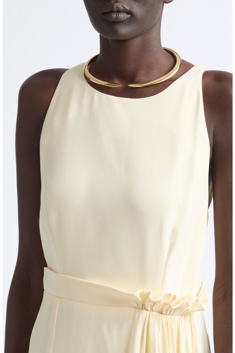 Pinch Golden Torque Necklace, Alternate, color, GOLDEN YELLOW