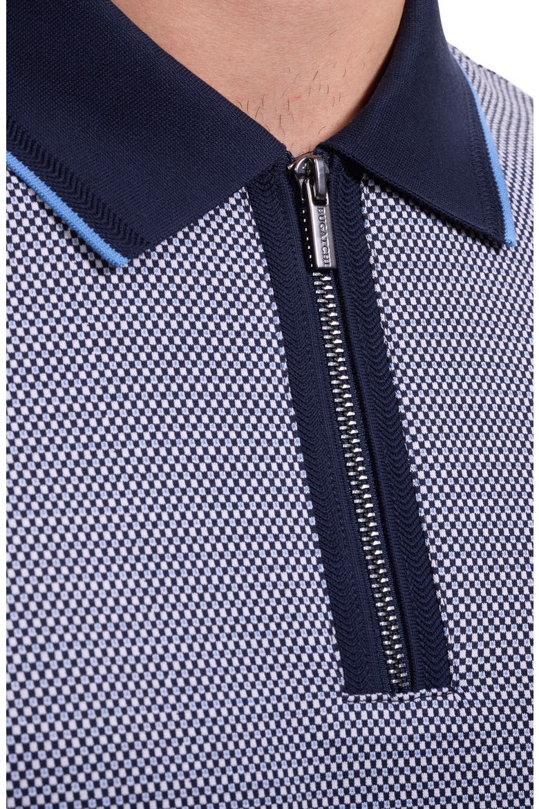 Quarter Zip Polo, Alternate, color, NAVY