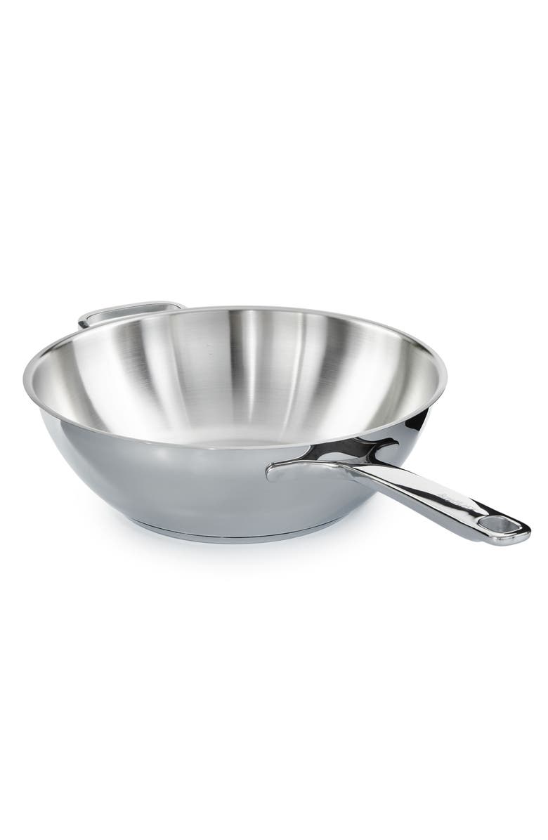 BergHOFF DiNA Helix 12-Inch Wok Pan, Alternate, color, Silver