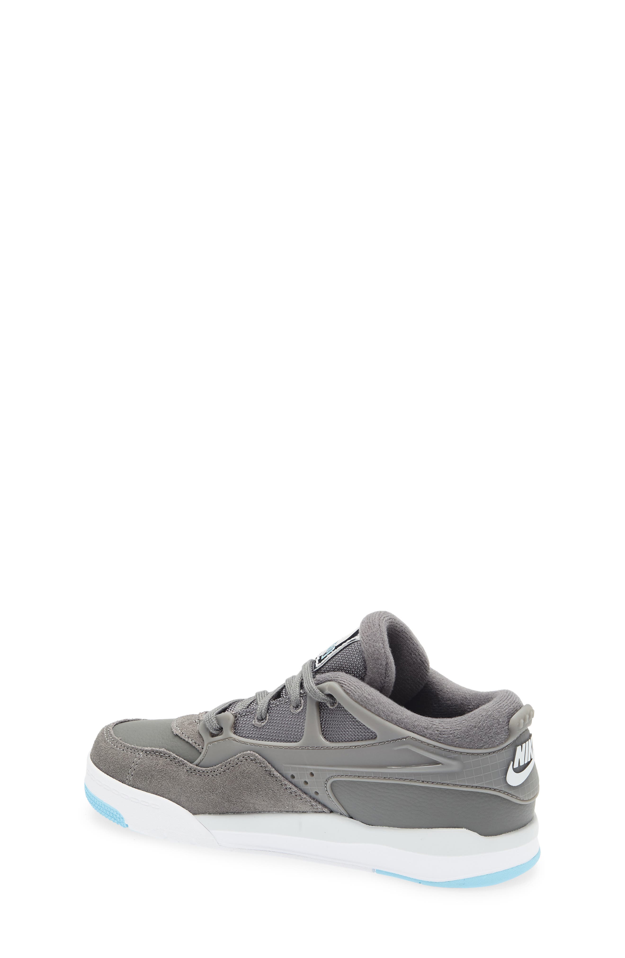 Kids' Air Jordan 4 RM Sneaker, Alternate, color, PEWTER/ BLUE CHILL/ WHITE