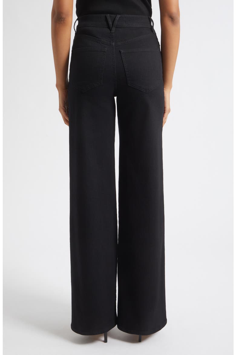 Taylor High Waist Wide Leg Jeans, Alternate, color, ONYX