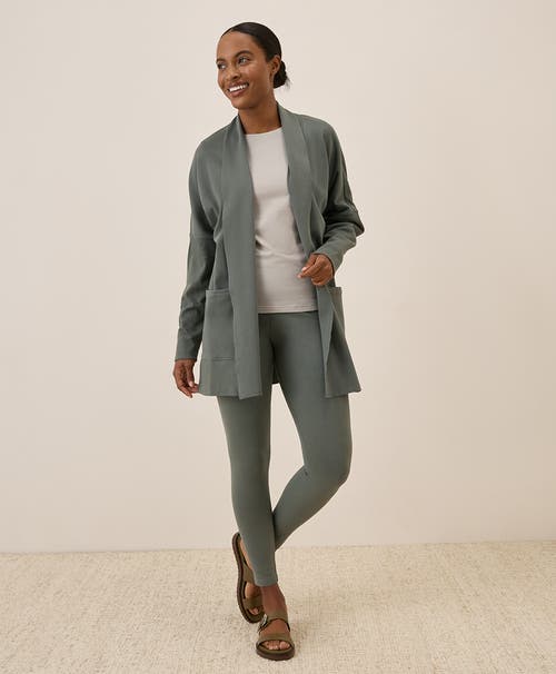 Pact On The Go-to Legging Made With Organic Cotton In Castor Grey