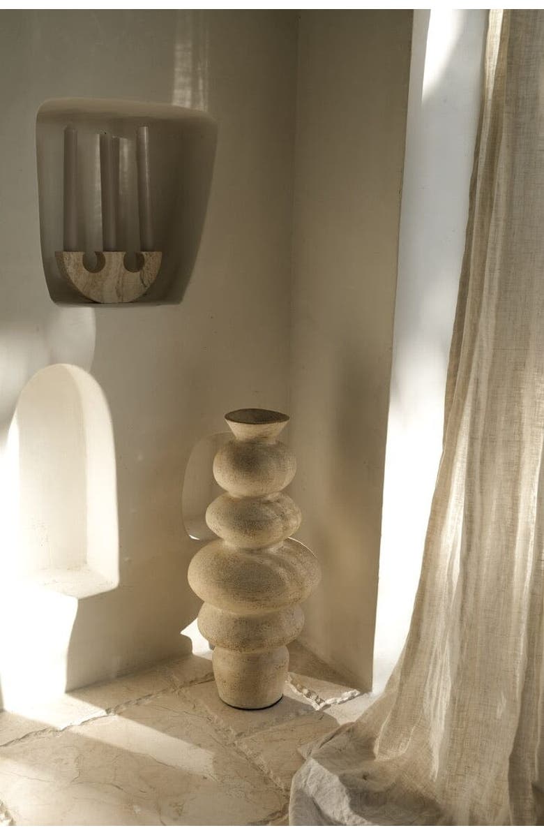 Twenty Third by Deanne Pura Vessel, Alternate, color, Beige