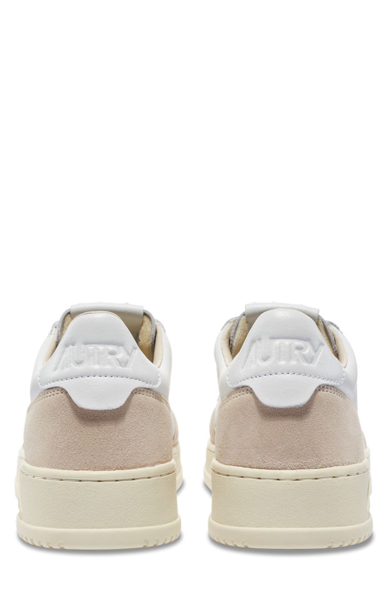 AUTRY Medalist Low Sneaker, Alternate, color, White W/ White