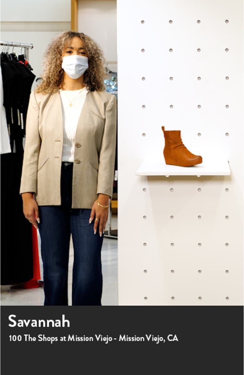 Yash Slouchy Leather Wedge Bootie, sales video thumbnail