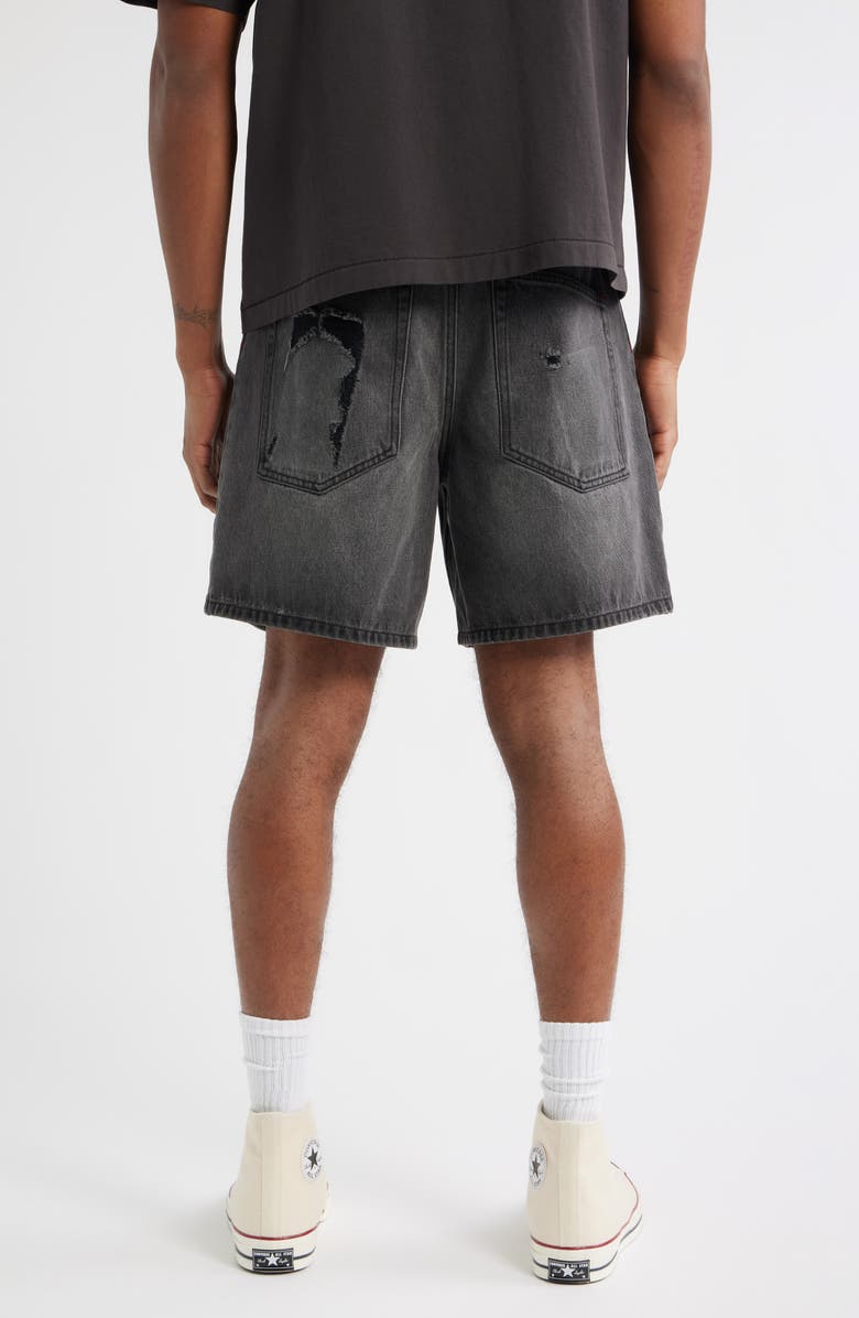 Elwood Trail Cotton Denim Shorts, Alternate, color, Smoke Wash