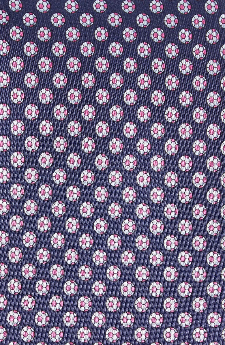FERRAGAMO Salvatore Ferragamo Soccer Print Silk Tie, Alternate, color,