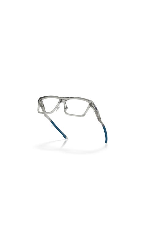 Oakley 50mm Rectangle Optical Glasses In Gray