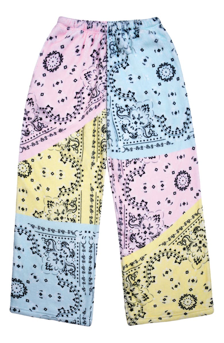 Iscream Kids' Bandana Plush Pajama Pants, Main, color,