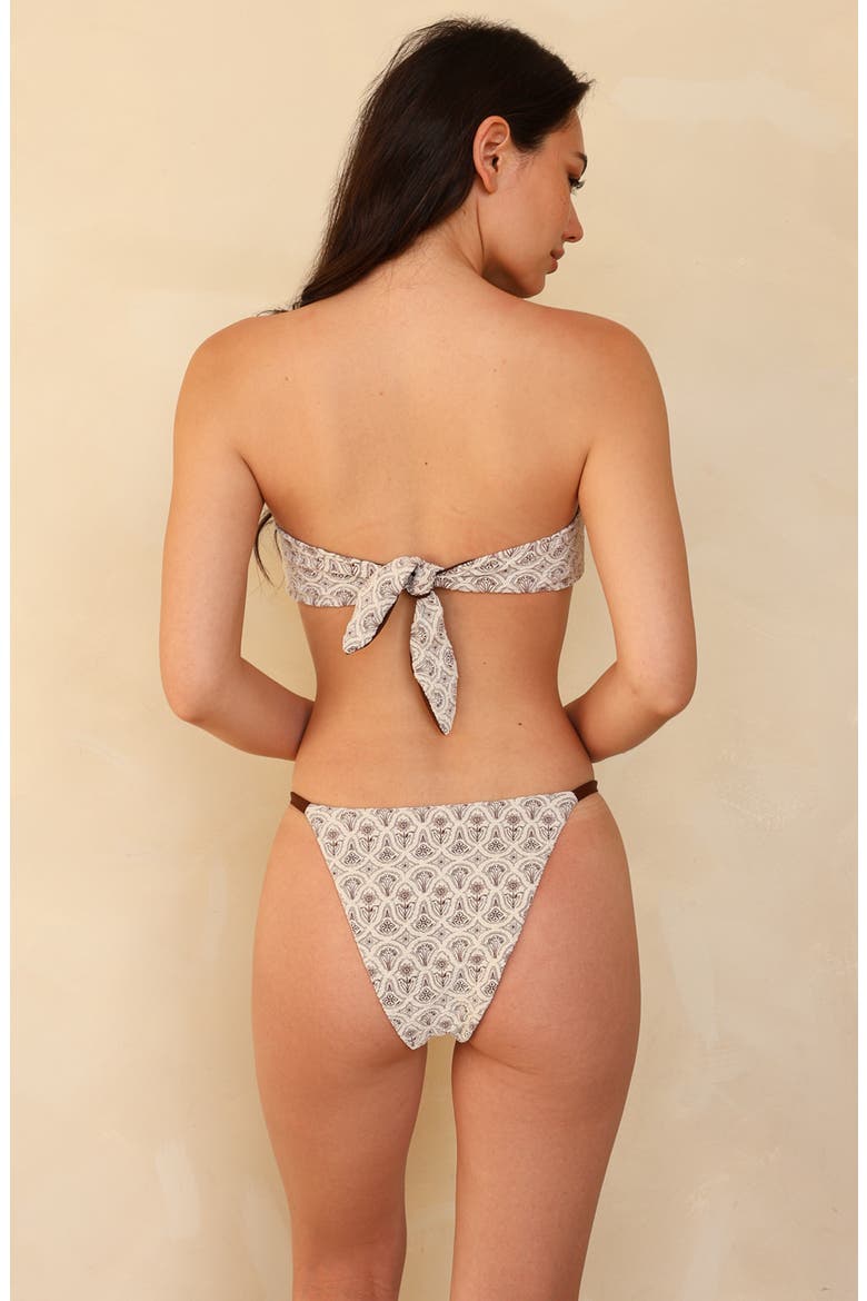 Aftersun Bandeau Bikini Top, Alternate, color, Samba