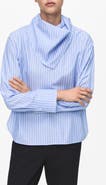 MANGO Handkerchief Stripe Shirt