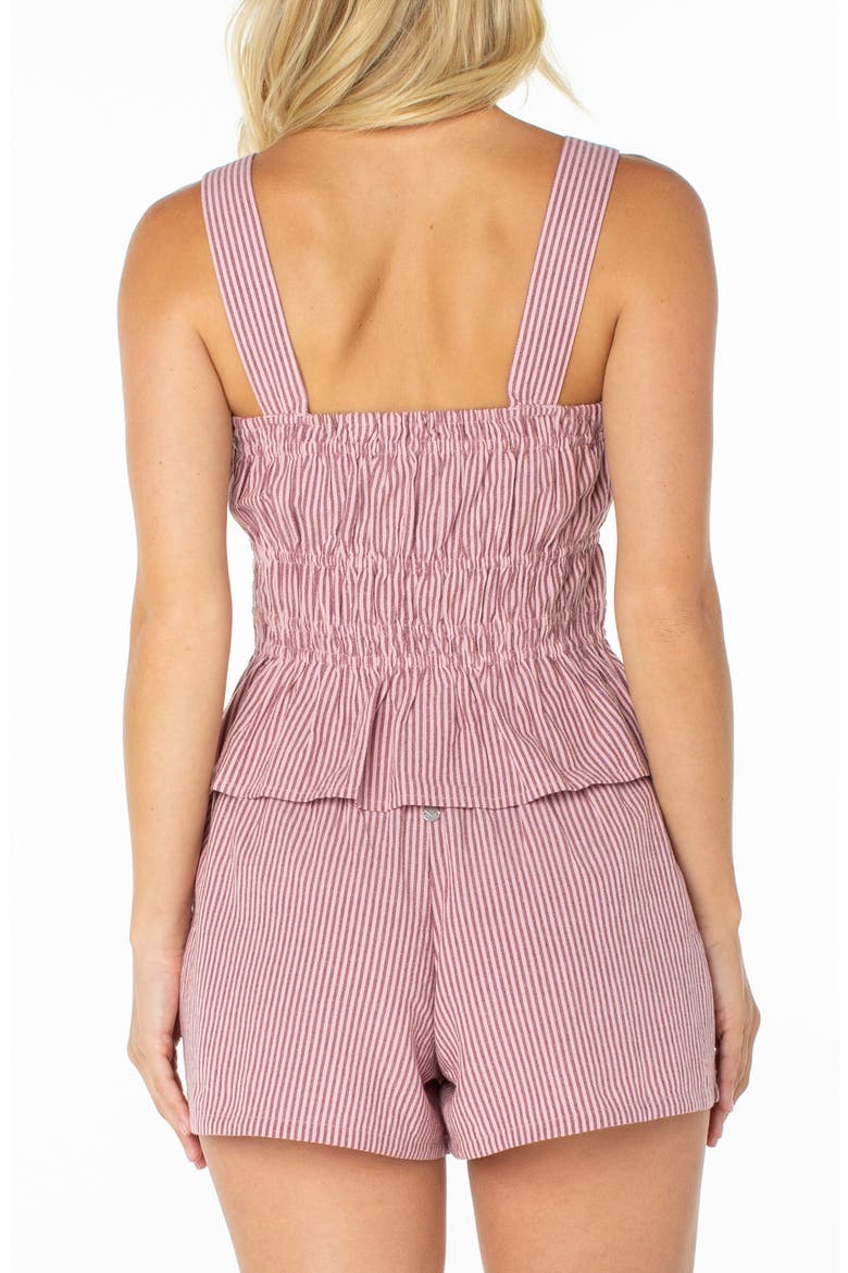 West Reef Stripe Cotton Tank, Alternate, color, PORT
