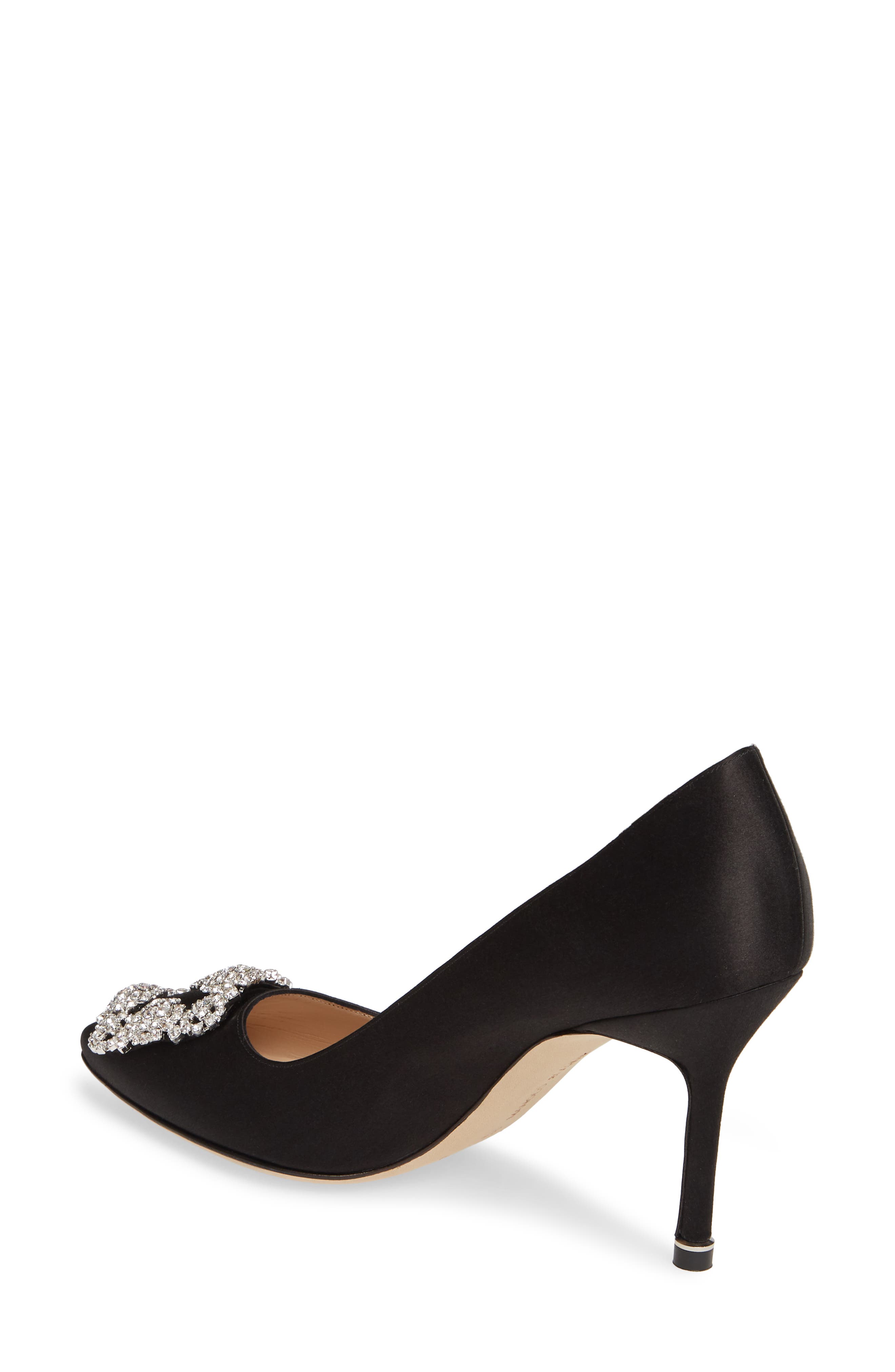 Manolo Blahnik Hangisi Pointed Toe Pump, Alternate, color, 