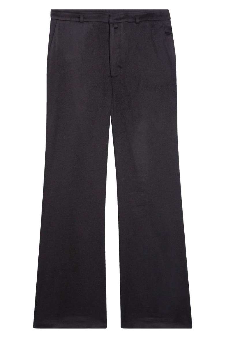 Wool & Cashmere Suit Pants, Main, color, BLACK