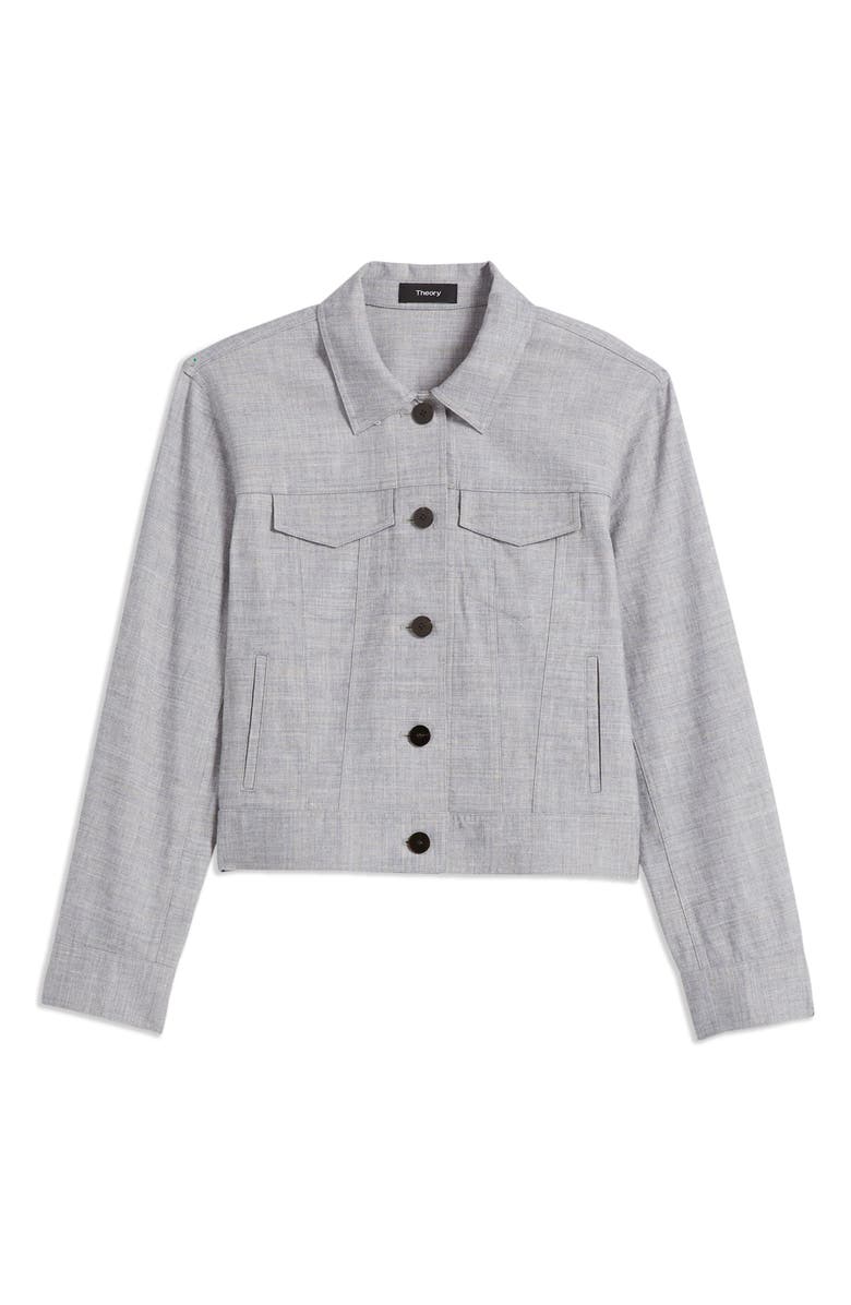 Theory Cropped Jacket, Alternate, color, 