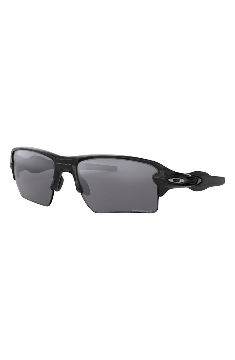 Oakley Flak<sup>®</sup> 2.0 XL 59mm Prizm<sup>™</sup> Polarized Wrap Sunglasses, Alternate, color, Black