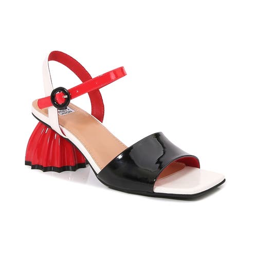 Ninety Union Seashell Heel Sandal In Black