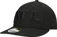 New Era Men's New Era Black Atlanta Falcons Alternate Logo Black on Black Low Profile 59FIFTY II Fitted Hat