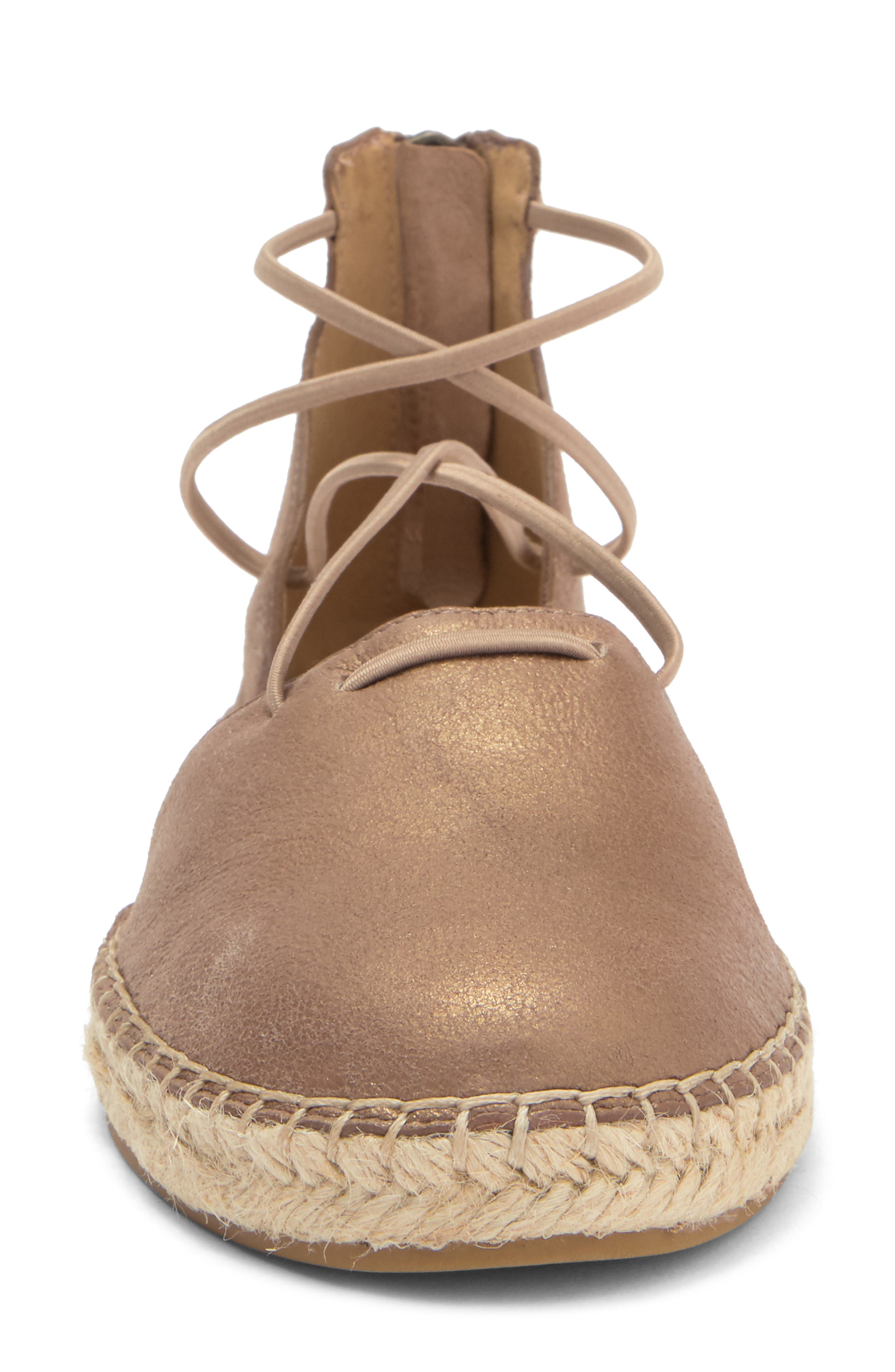 Eileen Fisher Lace Espadrille, Alternate, color, Platinum