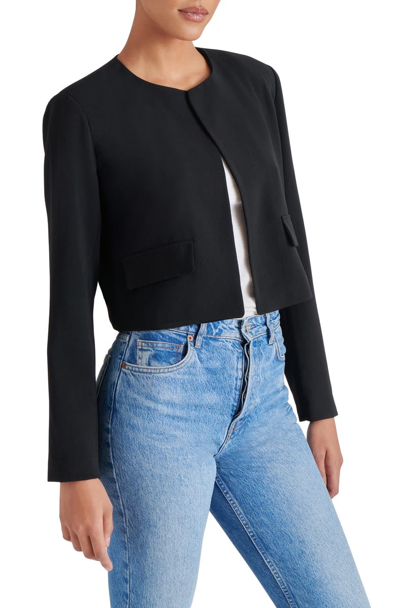 Steve Madden Serene Crop Blazer, Alternate, color,