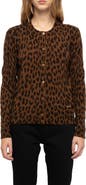 Zadig & Voltaire Missya Leopard Wool & Cashmere Cardigan
