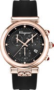 FERRAGAMO Ora Silicone Strap Watch, 40mm