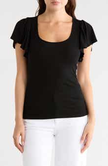 AG Sisley Flutter Sleeve T-Shirt