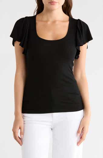 AG Sisley Flutter Sleeve T-Shirt