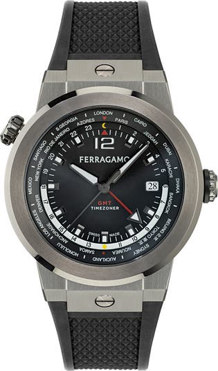 FERRAGAMO直営店 F-80 GMTウォッチ F-80 GMT watch - Men | Ferragamo