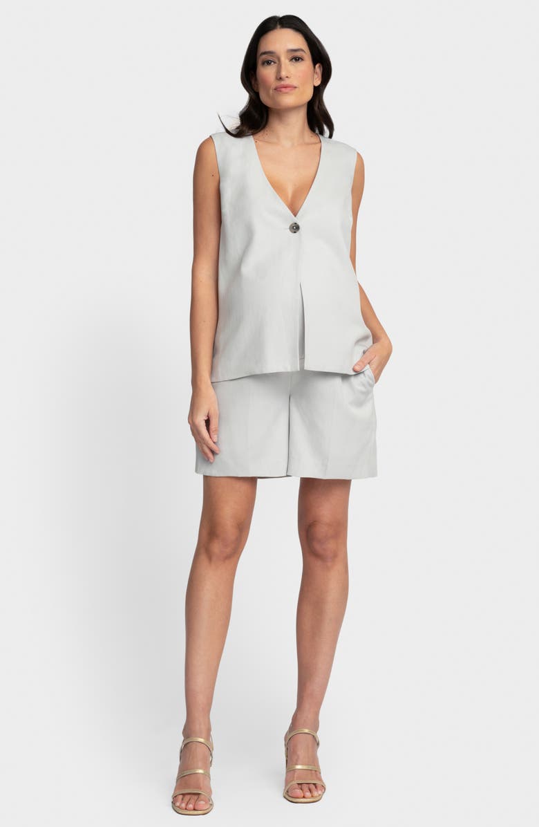 Seraphine Over the Bump Maternity Shorts, Alternate, color, 