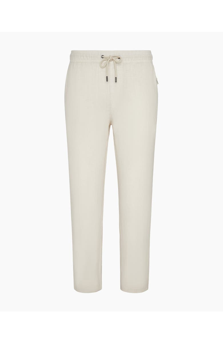 Onia Pigment Dye Linen Pull On Pant, Alternate, color, Bone