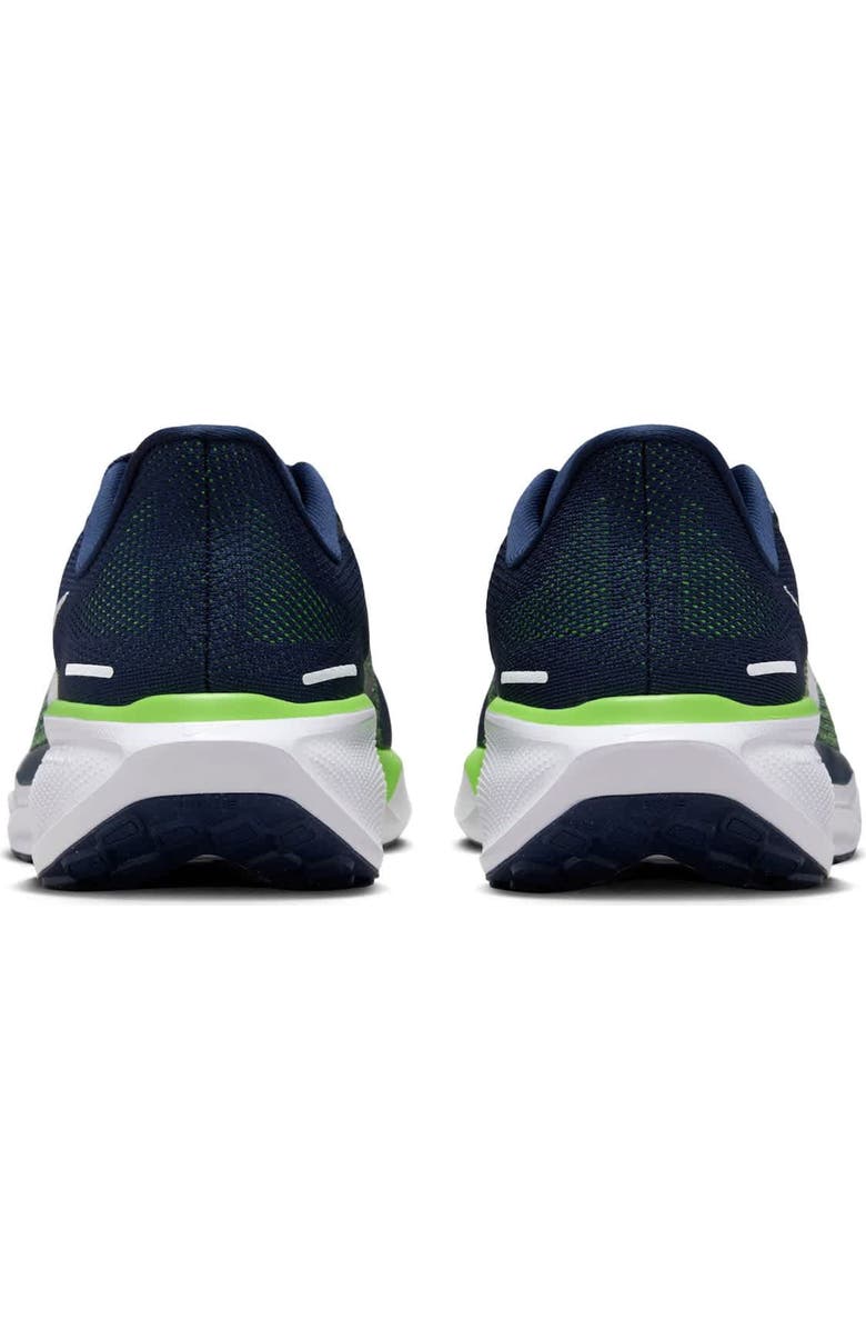 Nike Unisex Nike Navy Seattle Seahawks Zoom Pegasus 41 Running Shoes, Alternate, color,