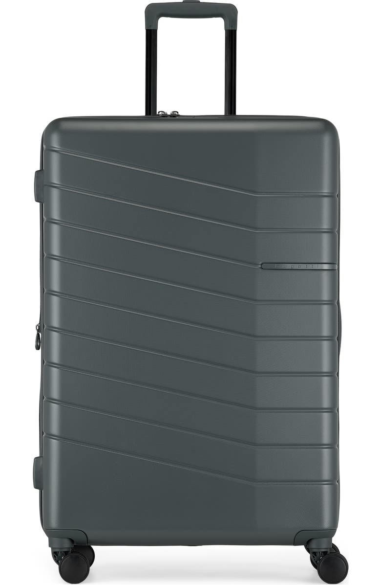 bugatti Munich Hardside Large Luggage with Expansion, Main, color, Pewter