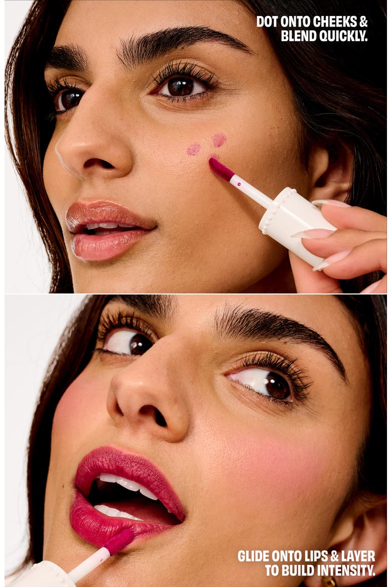 Liquid Lip Blush & Cheek Tint, Alternate, color, RASPBERRY