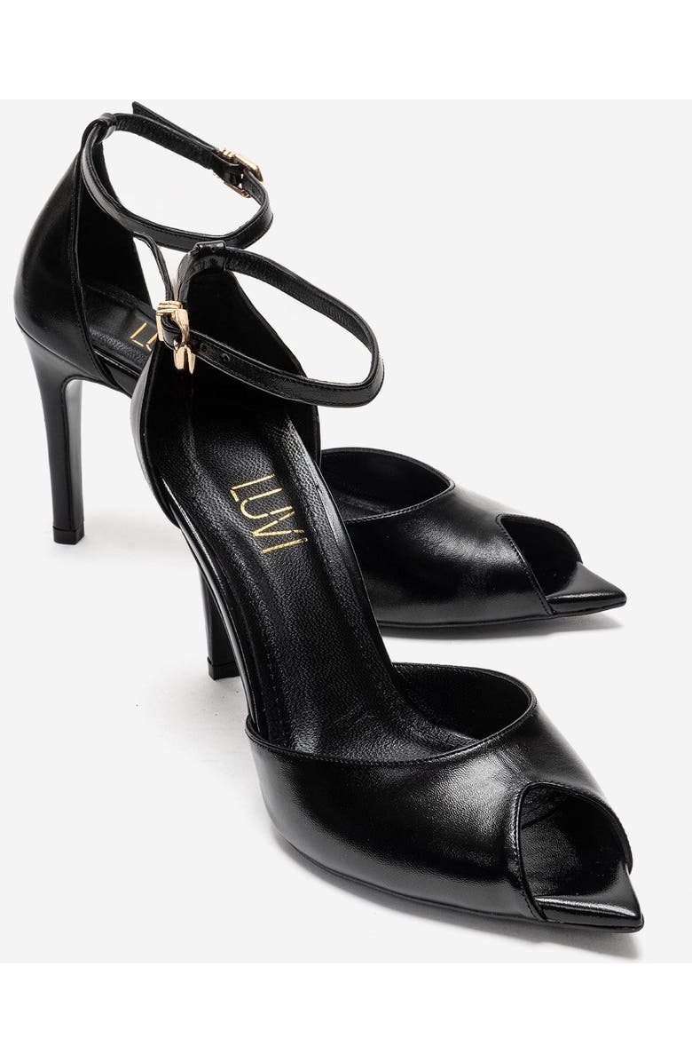 Prologue Shoes Dona Stiletto Pump, Main, color, Black