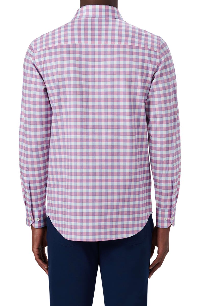 Bugatchi OoohCotton<sup>®</sup> Check Button-Up Shirt, Alternate, color,