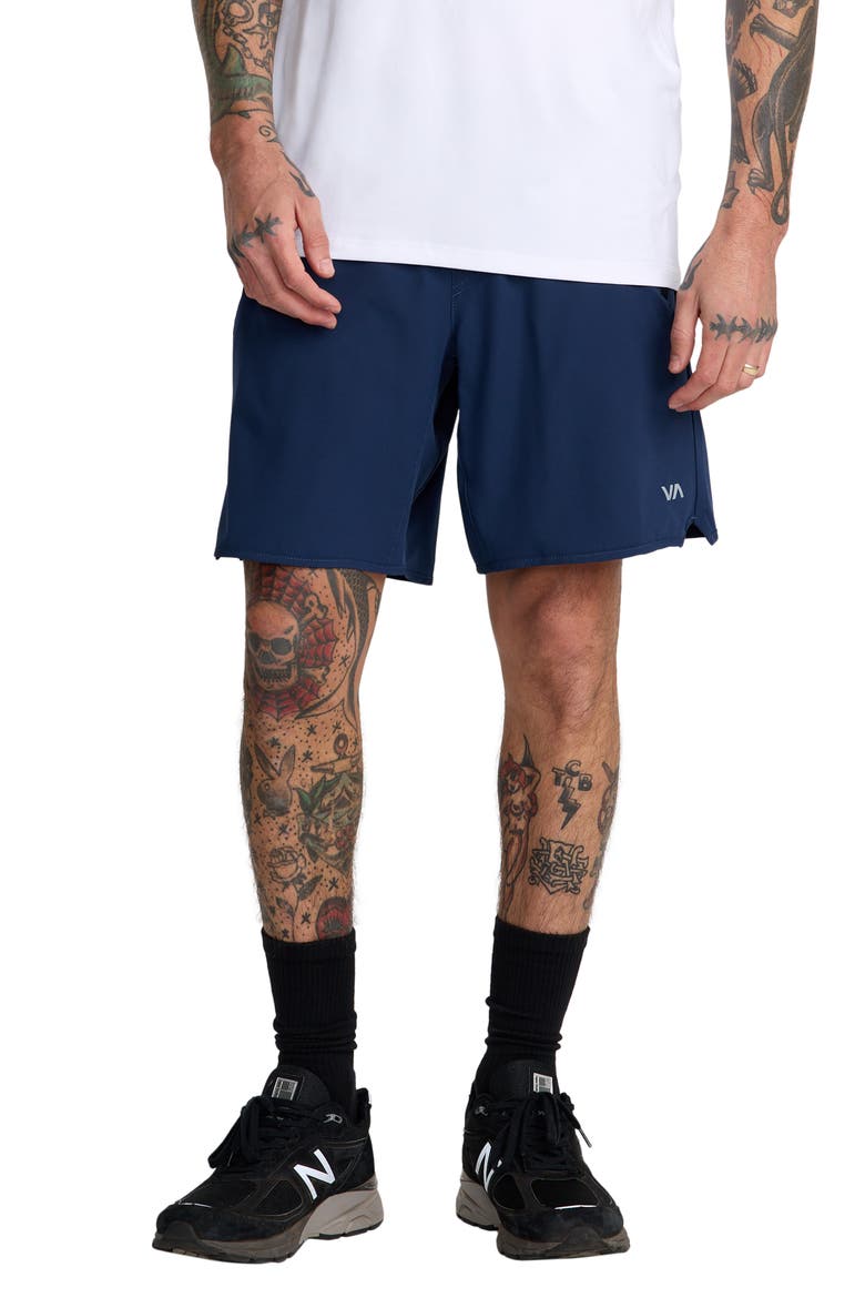 Yogger Stretch Shorts, Main, color, MIDNIGHT