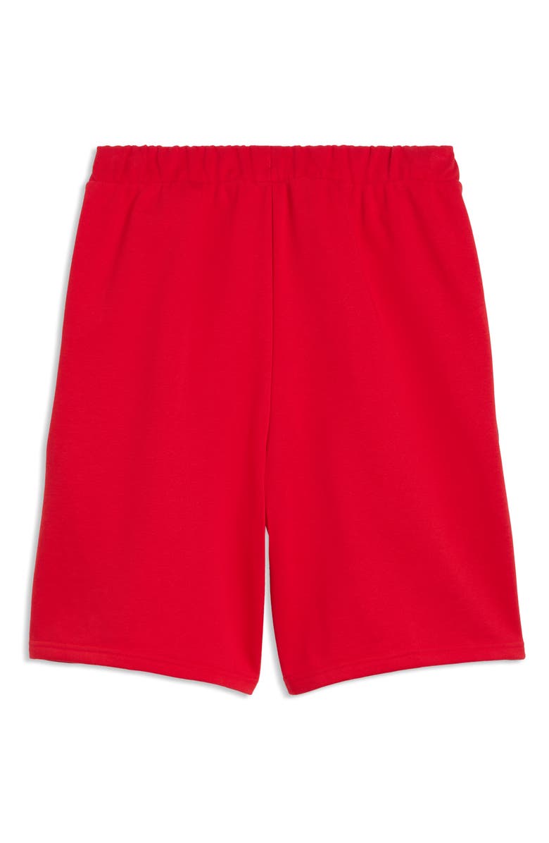 PUMA Scuderia Ferrari Motosport 1 Sweat Shorts, Alternate, color, Rosso Corsa