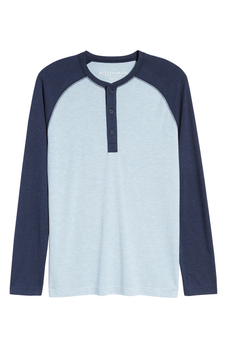 Mizzen+Main Performance Long Sleeve Henley T-Shirt, Alternate, color, 