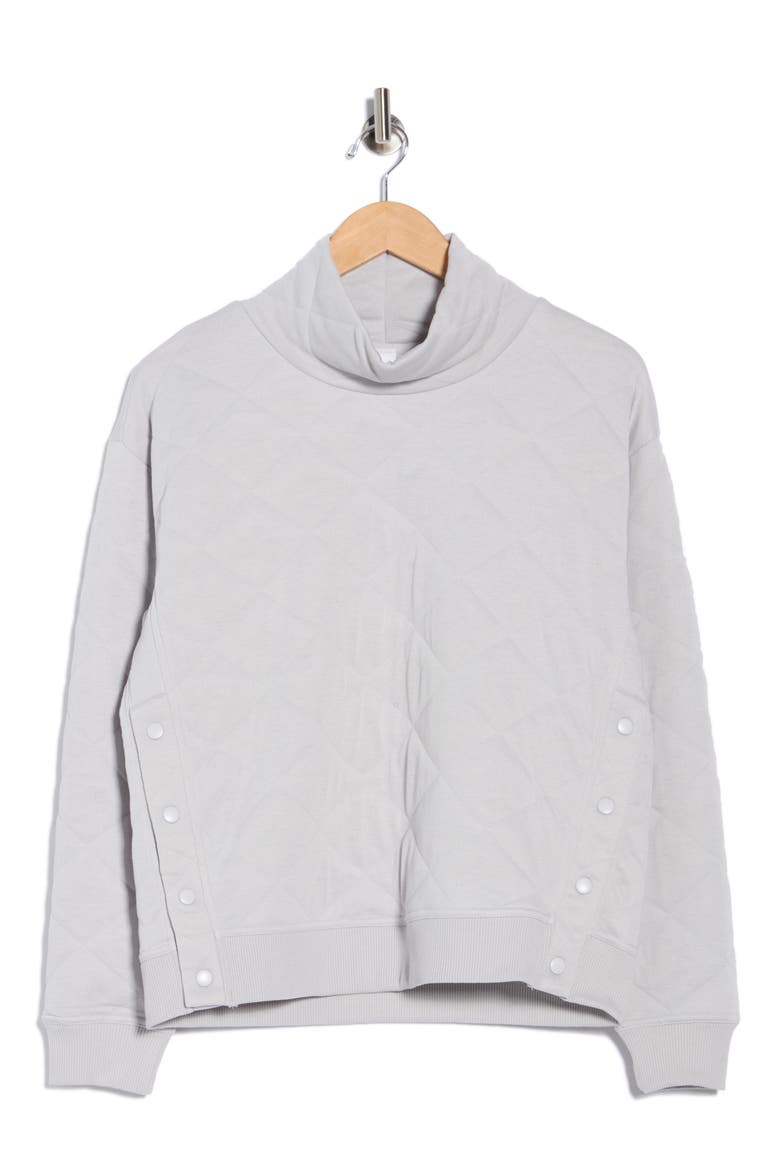 Summit Chic Quilted Sweatshirt, Alternate, color, LUNAR DUST