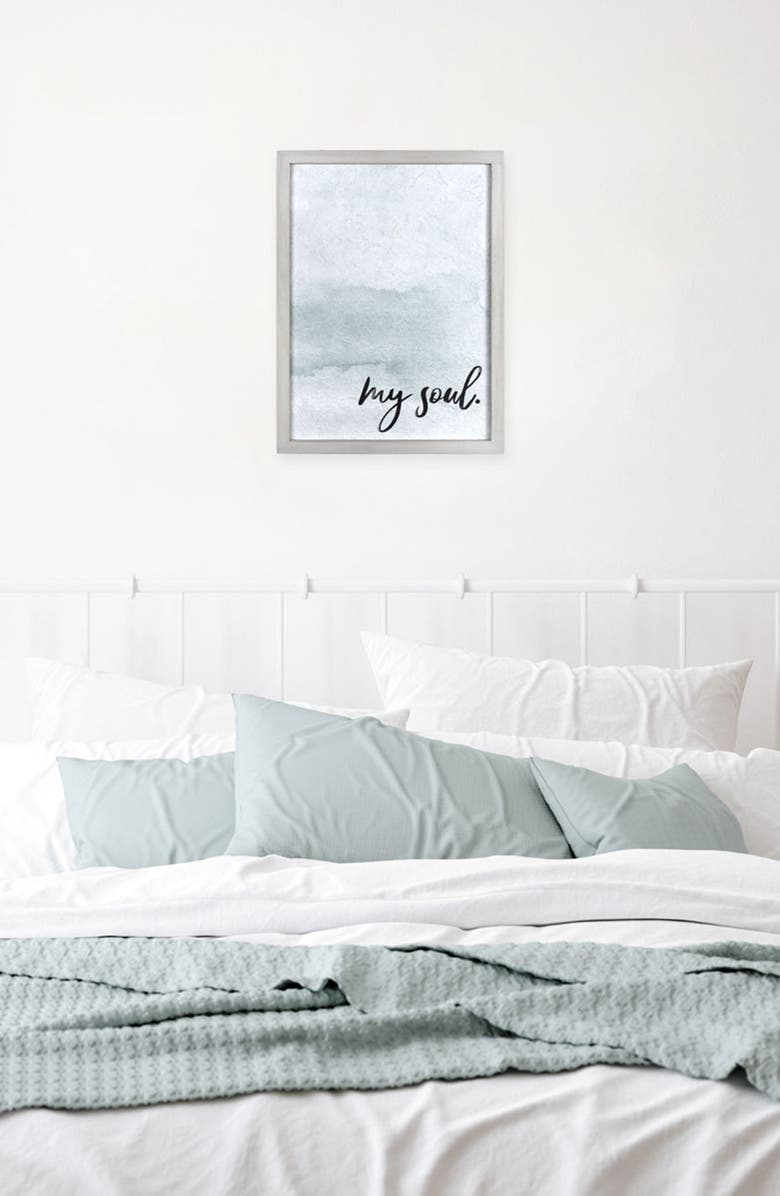 PARKLAND COLLECTION Stratton Home Decor Traditional My Soul Wall Art, Alternate, color, Light Green