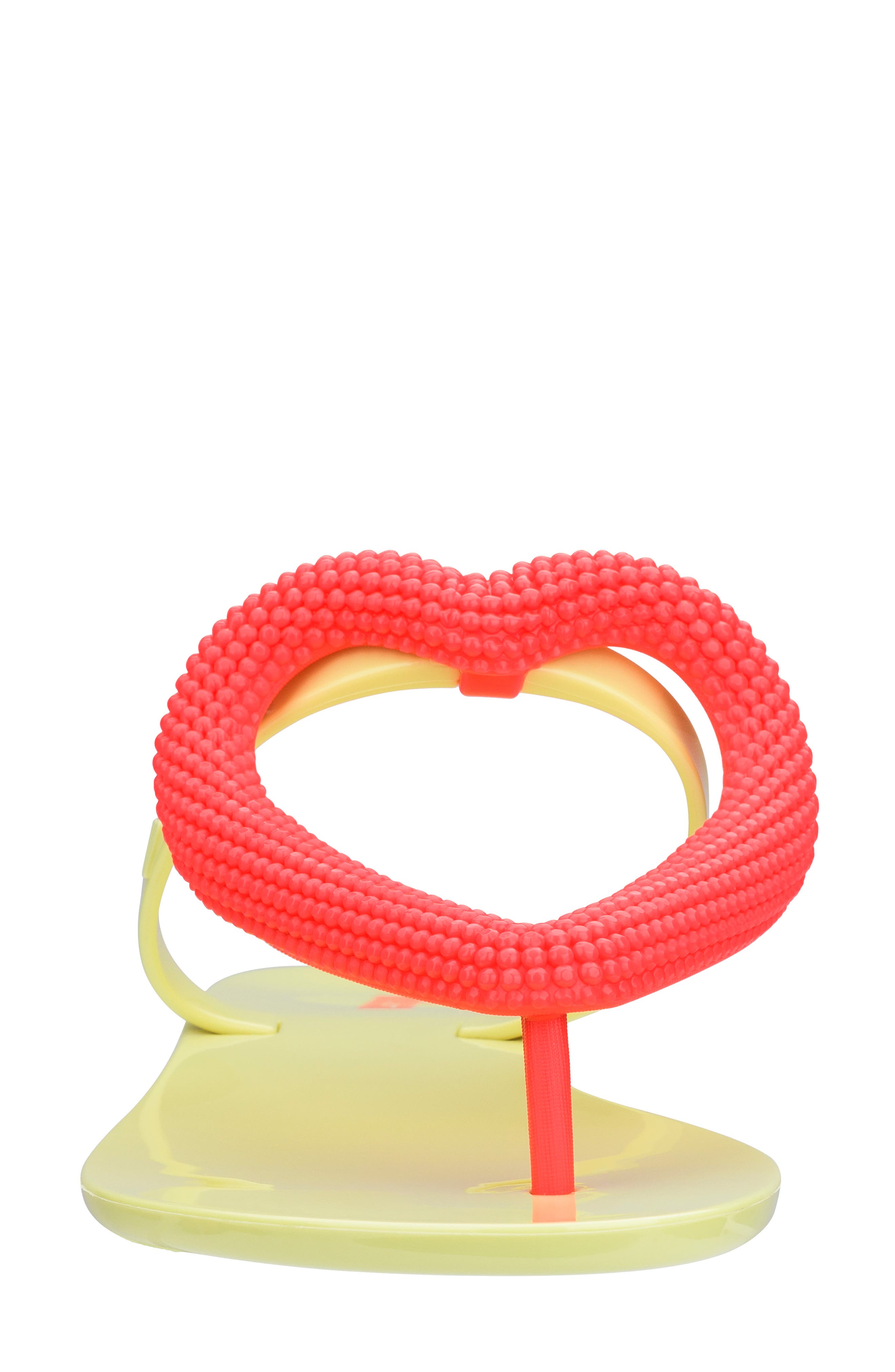 Melissa Big Heart Flip Flop, Alternate, color, 